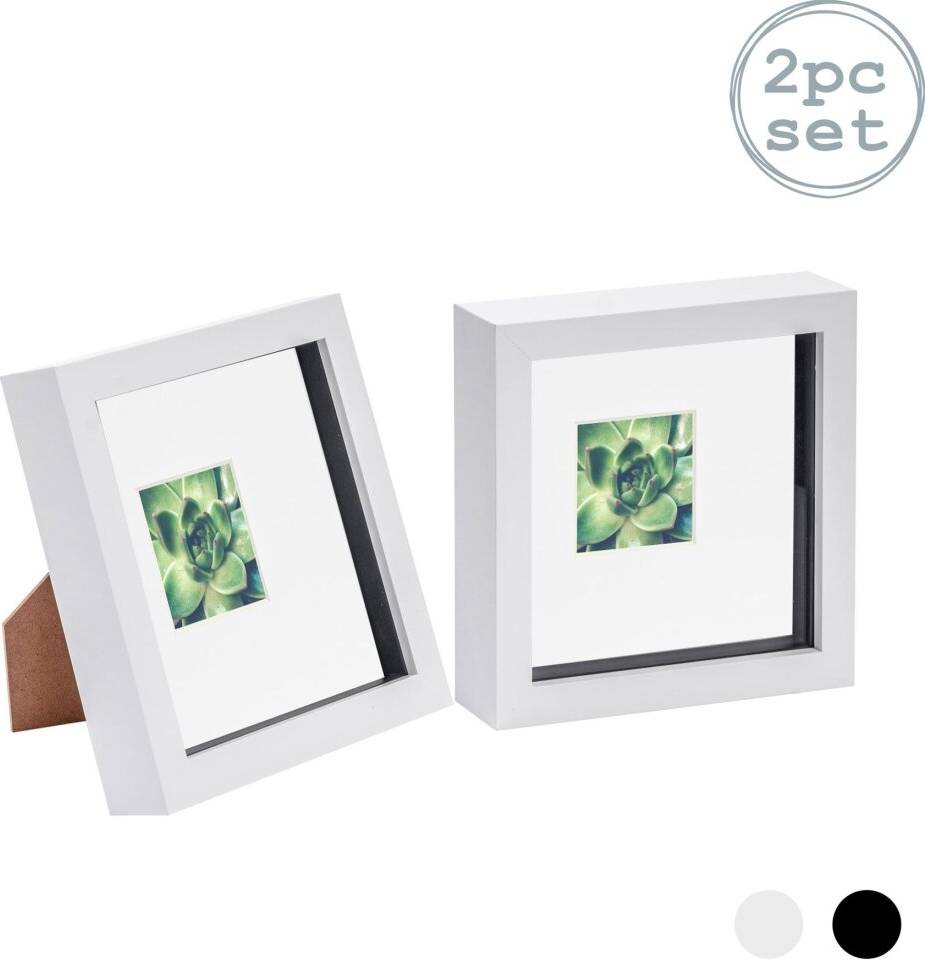 Nicola Spring 3D Box 6 Pack Photo Frame