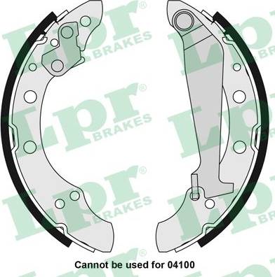 Samko Rear Brake Shoes 05730 Shoe Kit Set