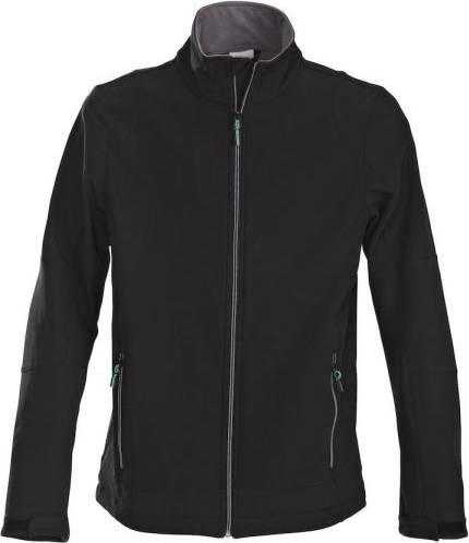Sharp Printer Trial Softshell Jacket - Black