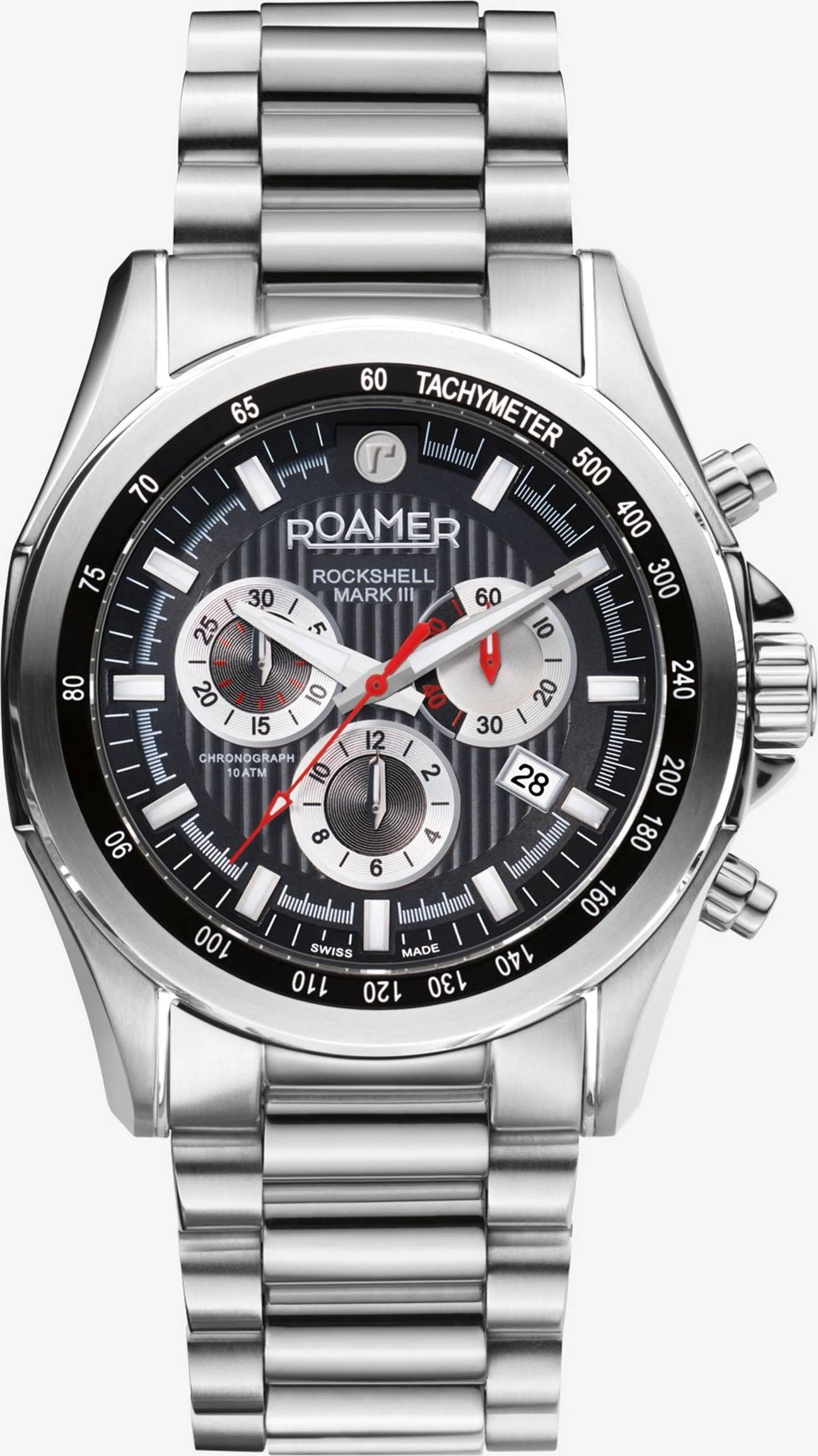 Roamer Rockshell Mark III Chrono Black