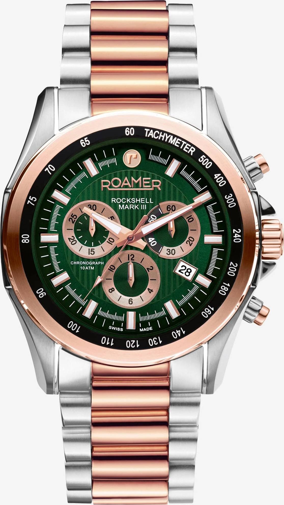 Roamer Rockshell Mark III Chrono Green