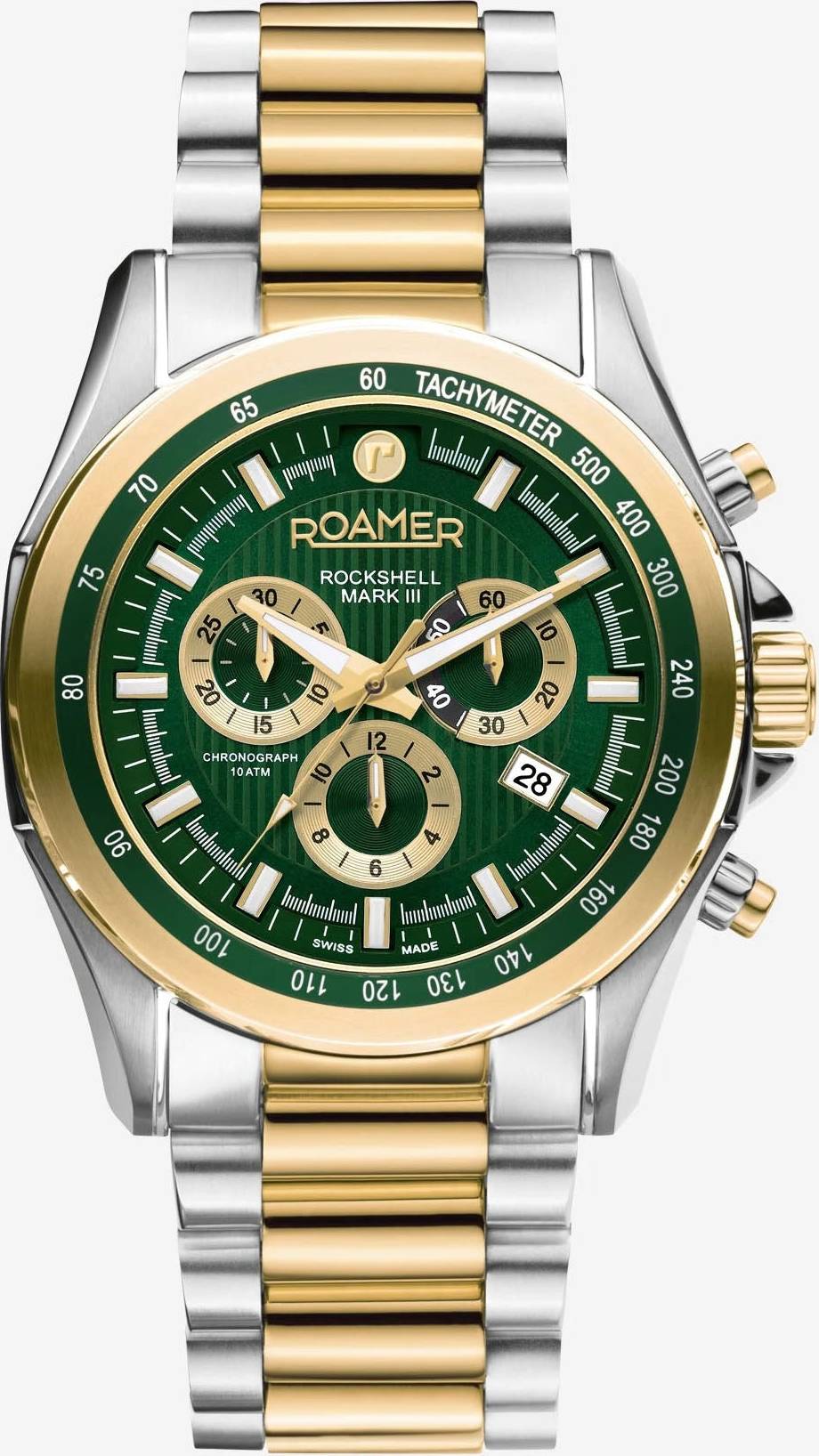 Roamer Rockshell Mark III Chrono Green