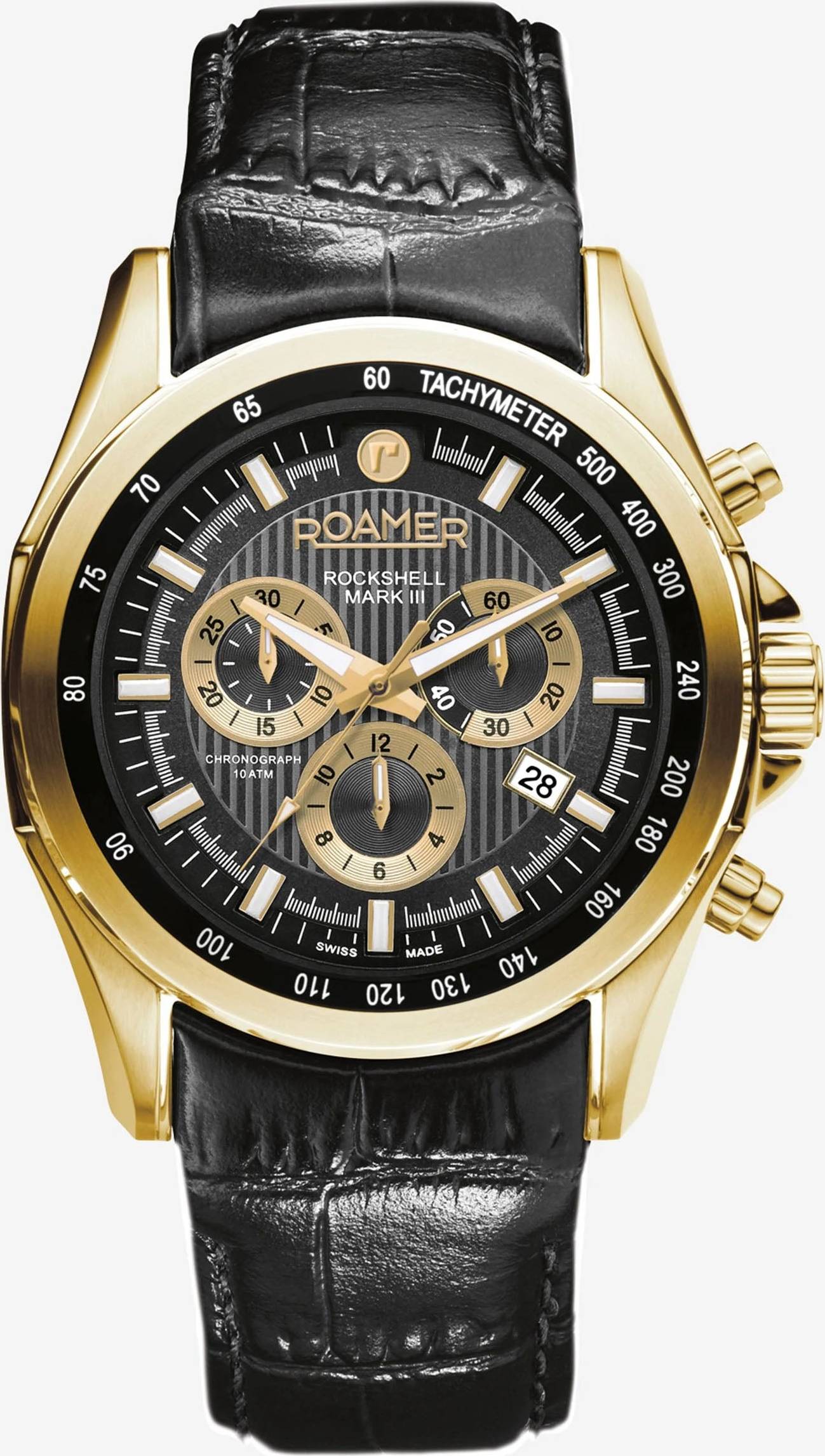 Roamer Rockshell Mark III Chrono Black