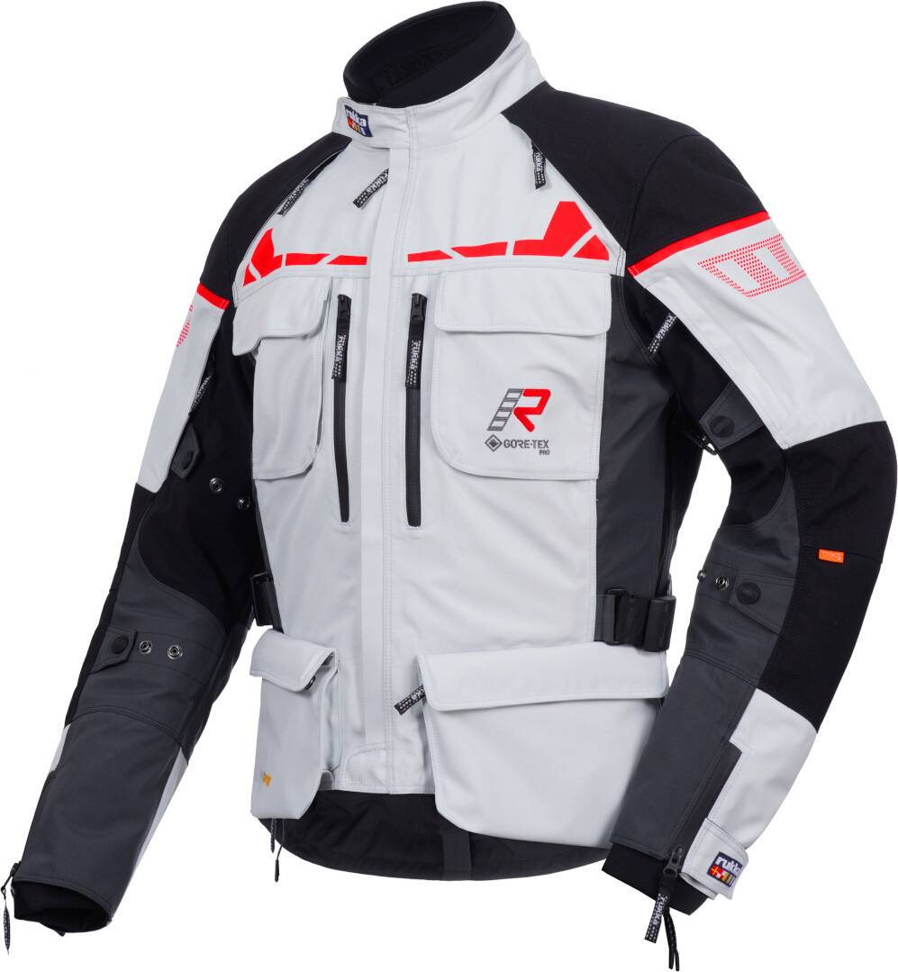 Ecuado-R textieljack - Zwart/Grijs/Rood