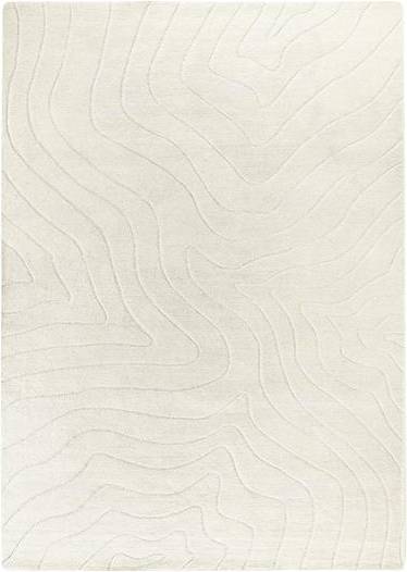 Westwing Collection High-Low Wool Rug Aaron Hand-Tufted