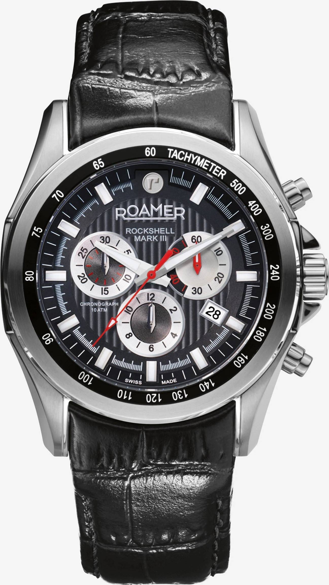 Roamer Rockshell Mark III Chrono Black