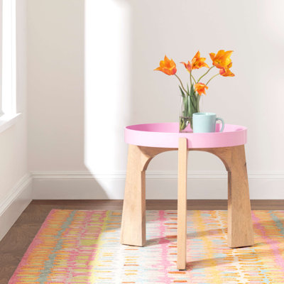 Dash and Albert Rugs Area Chip Abstract Blue