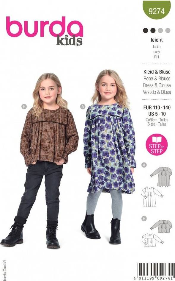 Burda Style Paper Sewing Pattern 9274
