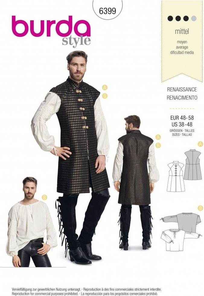 Burda Style Paper Sewing Pattern 6399