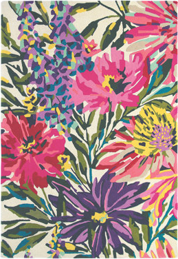 Multi Color Area Floreale