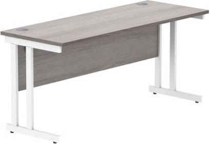 Office Rectangular With Steel Double Writing Desk