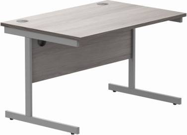 Office Rectangular With Steel Single Writing Desk
