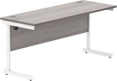 Office Rectangular With Steel Single Writing Desk