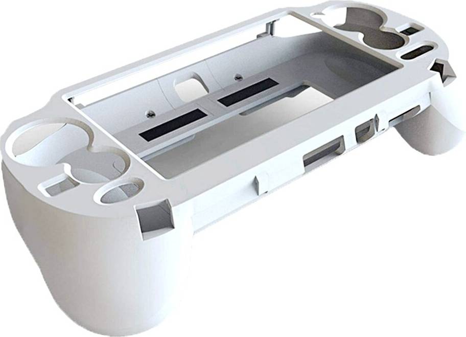Logitech White L2 R2 Trigger Hand Grip Shell Controller Protective Case for Sony PS Vita 1000