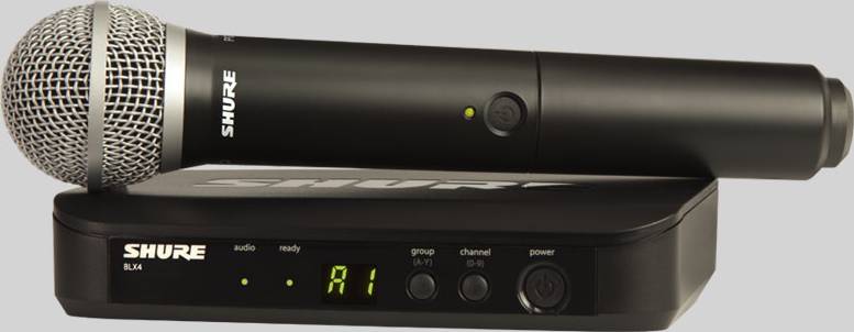 Shure BLX24 PG58-T11 Handheld Wireless Microphone System