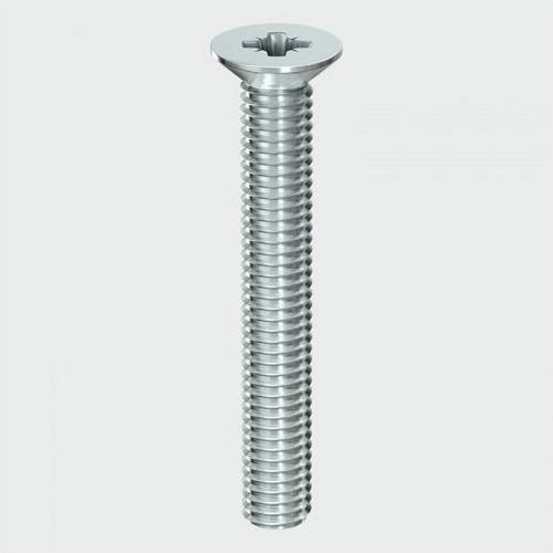 Timco 5010CPM Machine Screw PZ3 CSK BZP M5