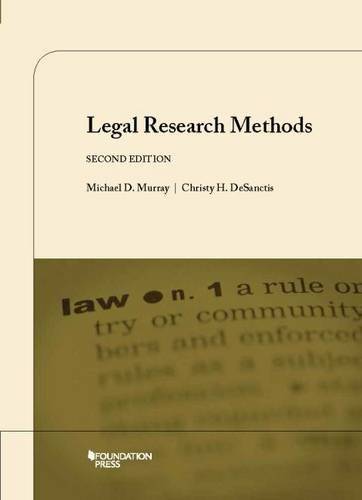 Legal Research Methods, 2d