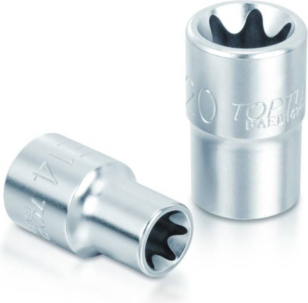 Toptul BAED0810 Socket E-Profile Chrome Vanadium Steel Socket Bit