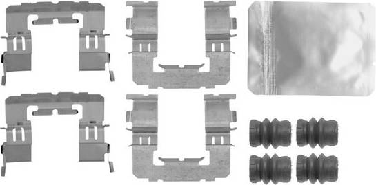 Car brake pads and disc Bosch Accessory Kit Disc Brake Pads