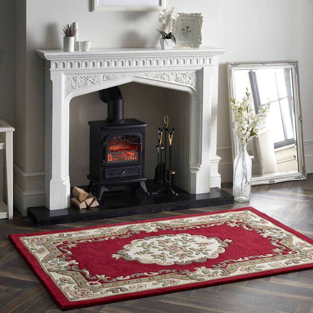 Lily Manor Comfort Rug Red