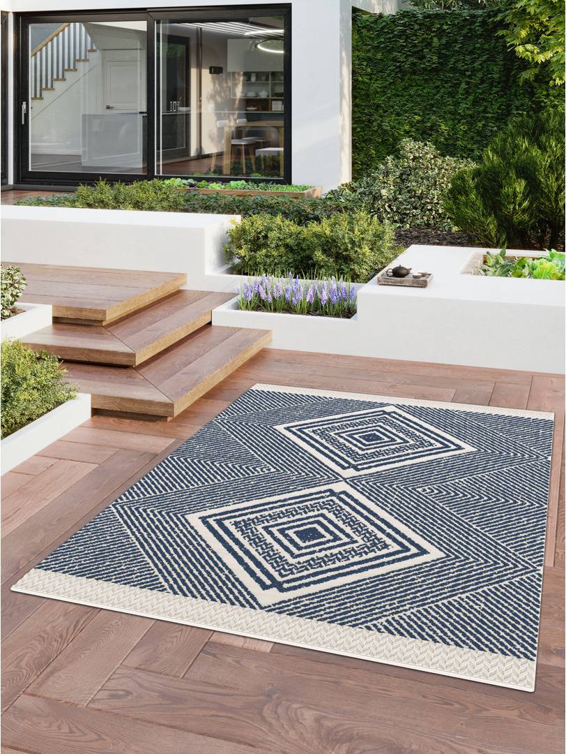 Natur Pur Darrell Rug Blue