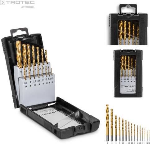 Trotec HSS Metal Drill Bit Set