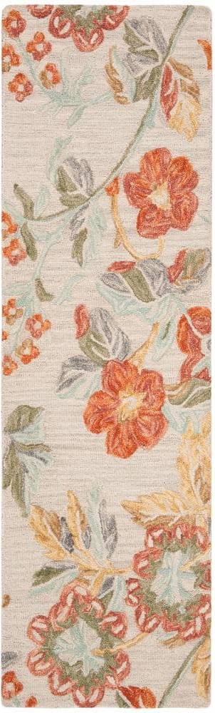 Safavieh Blossom Gray/Red 2 Gray
