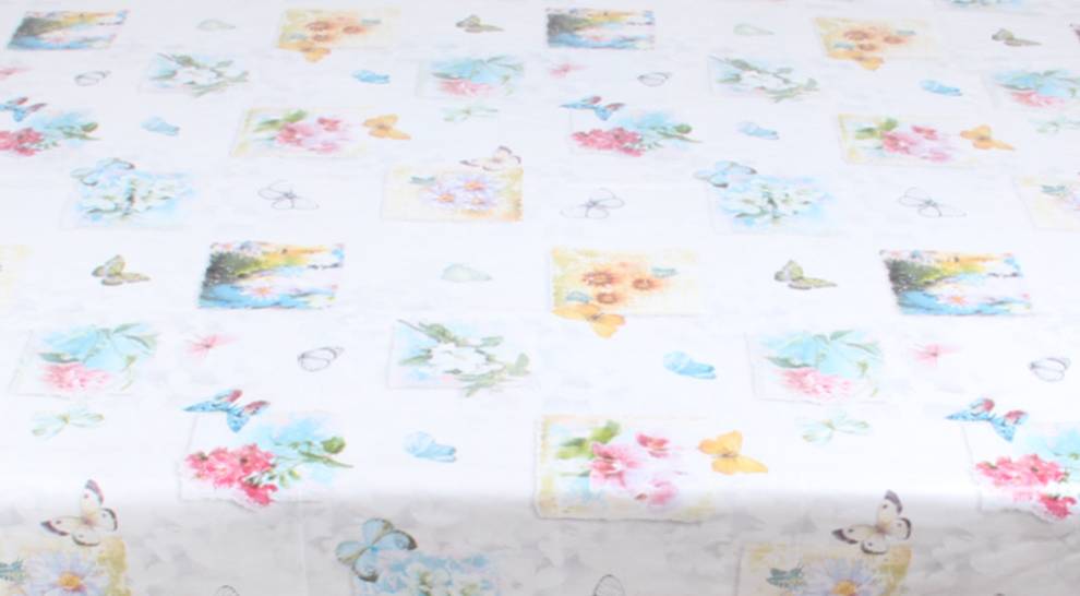 Butterfly Rectangular 140x180cm PVC Cloth.