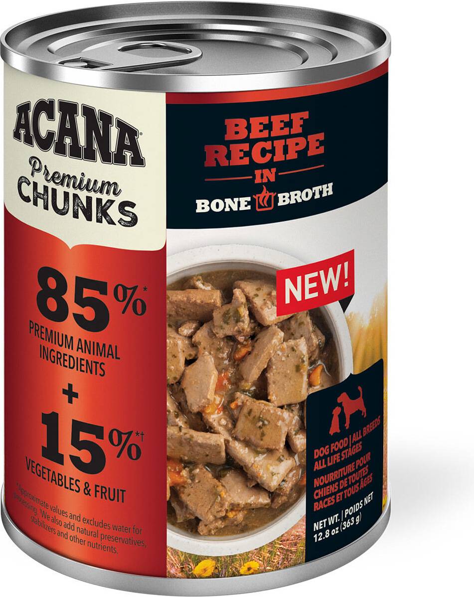 Premium Chunks Beef Recipe In Bone Broth Dog