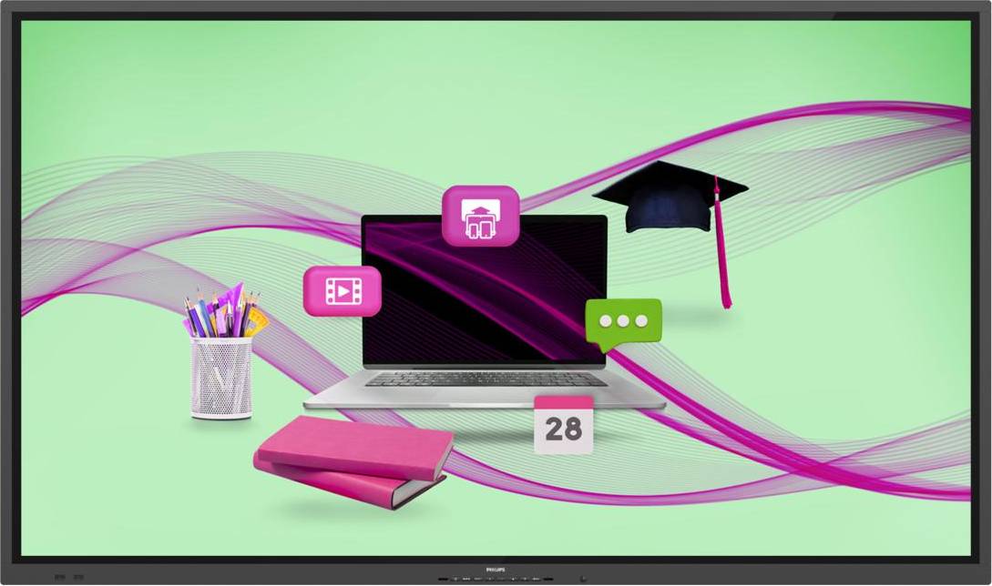 Philips 65" E-Line, UHD, Android 10