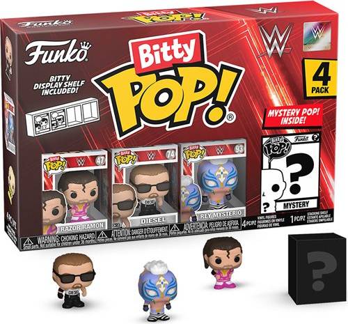 WWE Bitty Pop! Razor Ramon 4-Pack