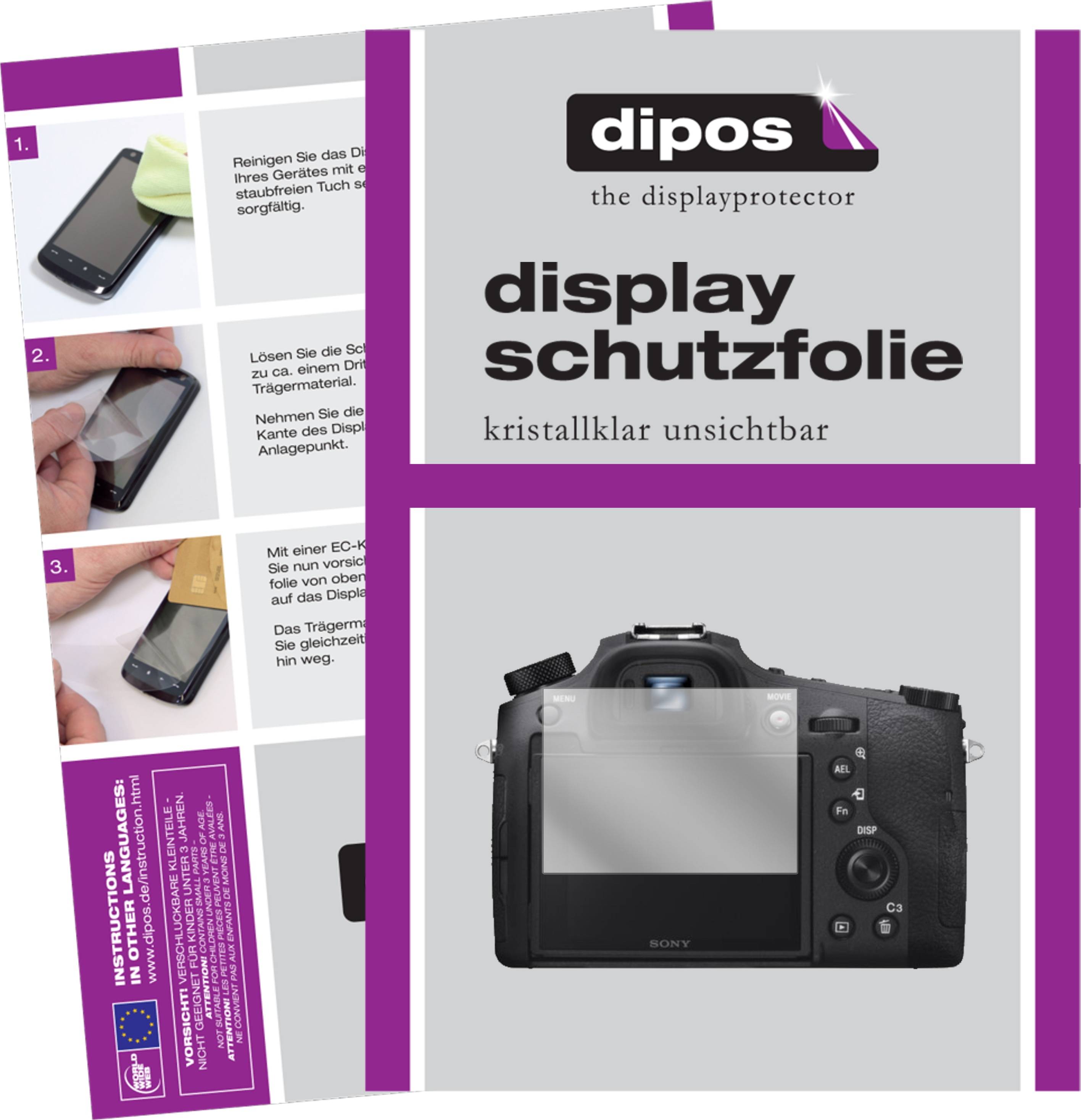 Dipos 6x Screen Protector for Cyber-Shot DSC-RX10 IV