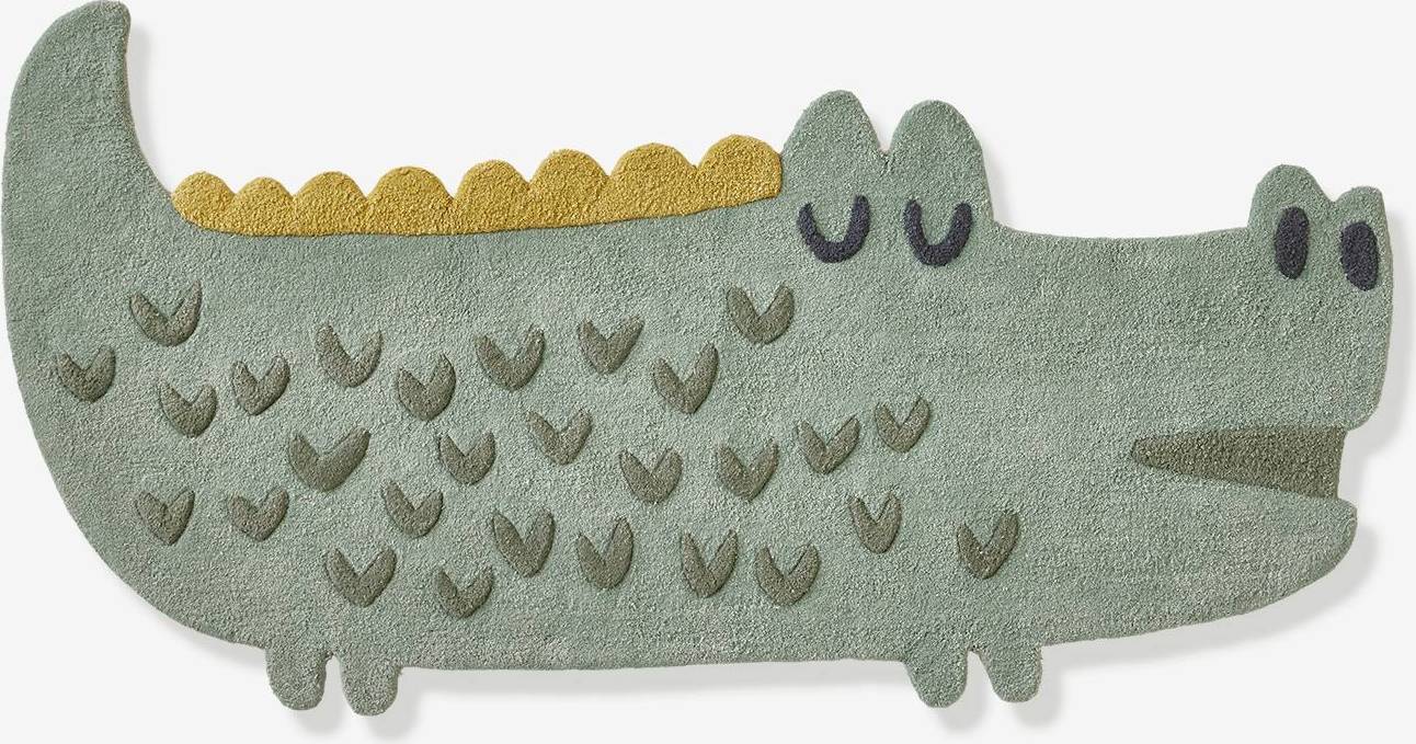 Vertbaudet Crocodile Rug Trek Green