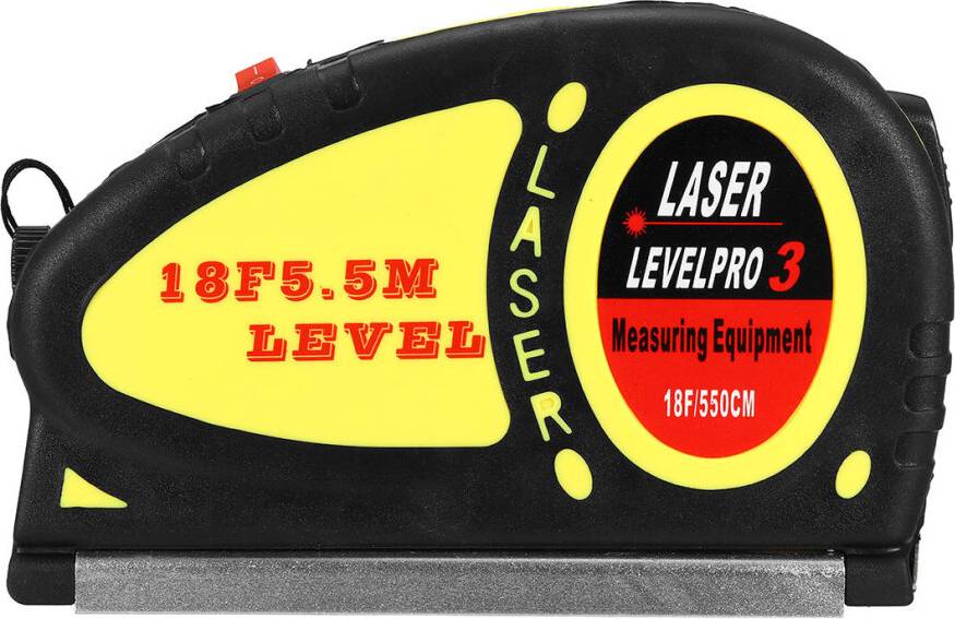 Laser tape measure Laser Level Measure Tape Horizontal Vertical Line Ruler Aligner