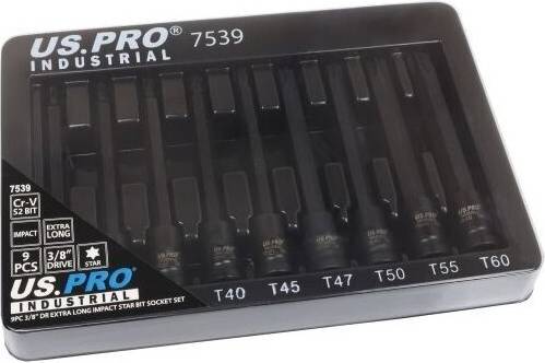 US PRO Extra Long Impact Star Socket Bit