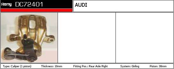 Delco Remy DC72401 Brake Caliper