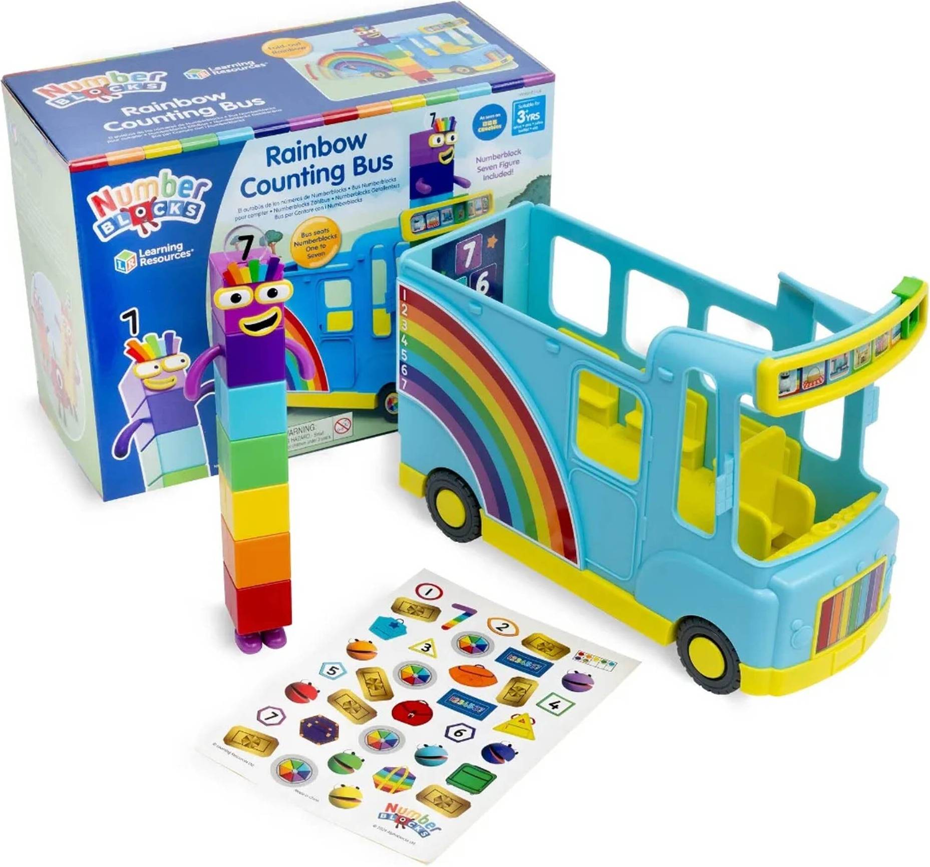 Learning Resources Numberblocks Rainbow Counting Bus