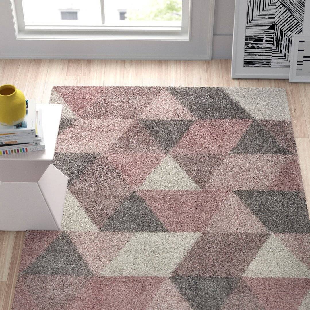 Zipcode Design Elliot Rose/Cream Rug White