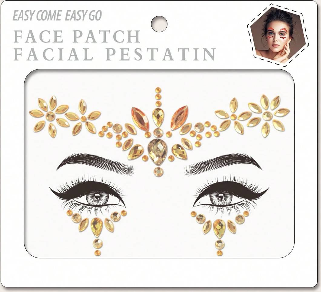 Shein Rhinestone Face Tattoo Sticker Black Friday