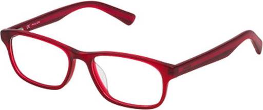 Police Unisex Spectacle Frame - Red