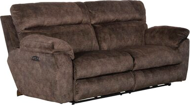 Leather recliner sofa Lark Manor Collection Sofa