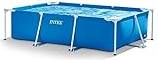 Intex Metal Frame Rectangular Outdoor Swimming Pool