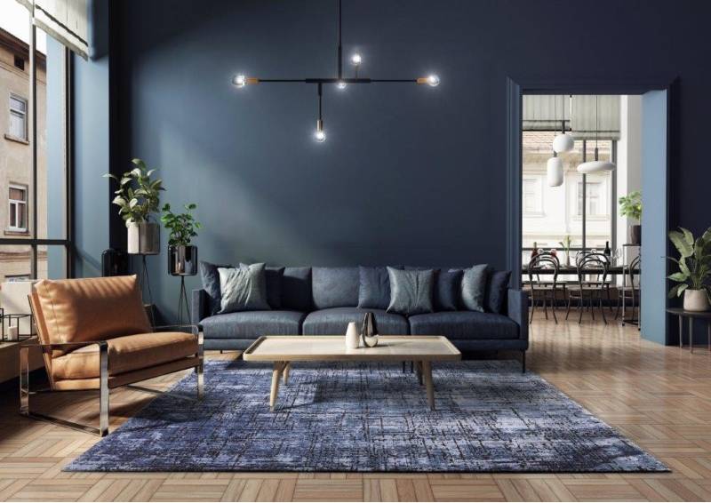 Asiatic Kuza Abstract Rug Gold