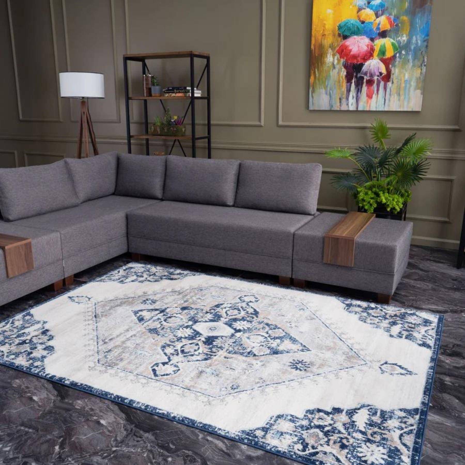 THE RUGS 80X150 Collection Vintage Blue