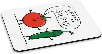 Gift Base Let's Salsa Chilli Peppers PC Mouse Mat
