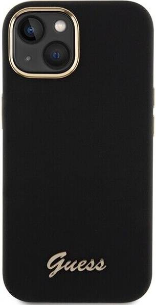 Guess Hardcase Silicone Script Metal Logo & Frame