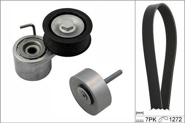 INA V-Ribbed Belt Kit 529024510