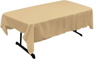 Linen Polyester Poplin Rectangular 60x90