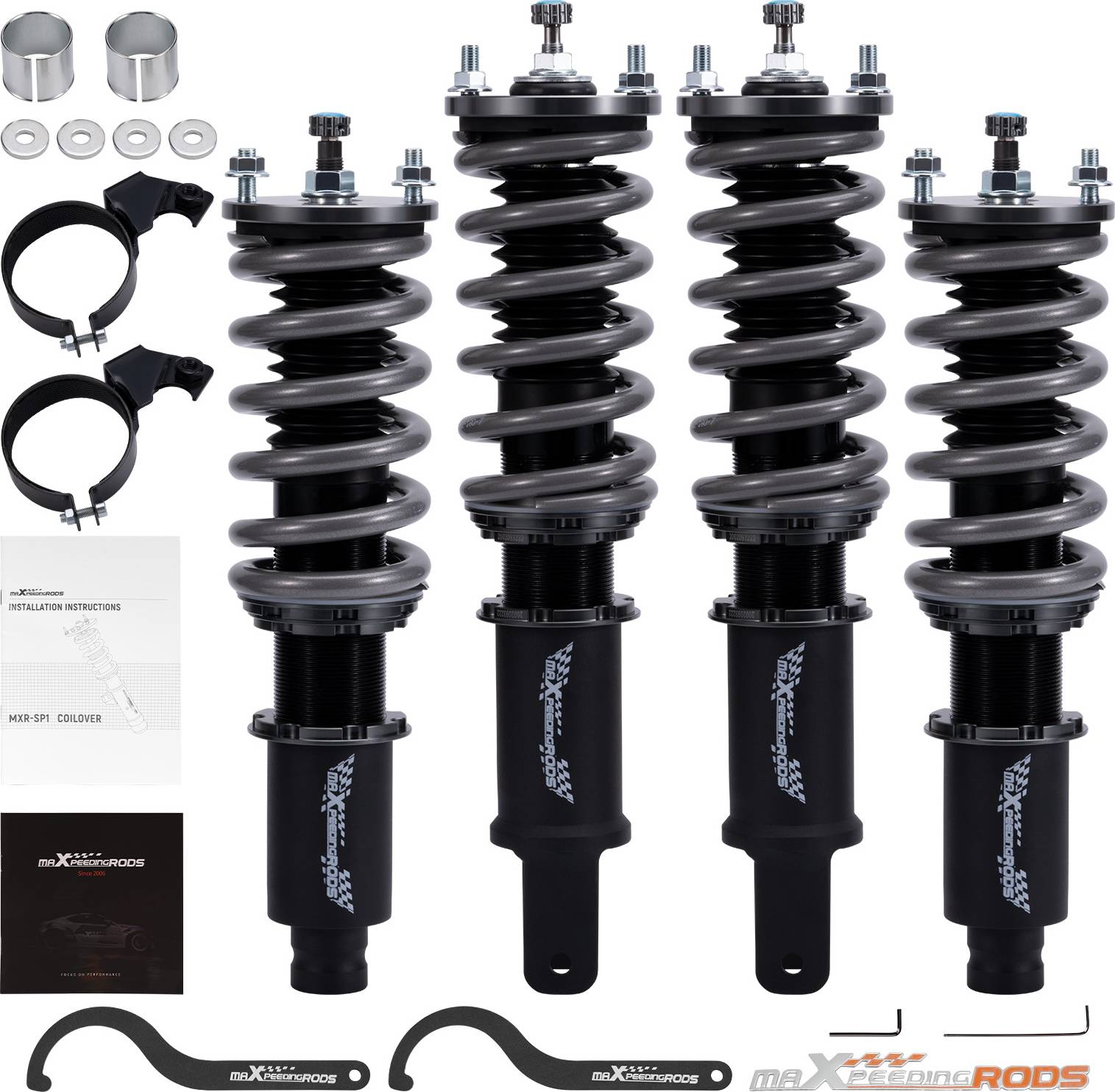 Maxpeedingrods T7 Advanced Series Coilover Lowering Kit