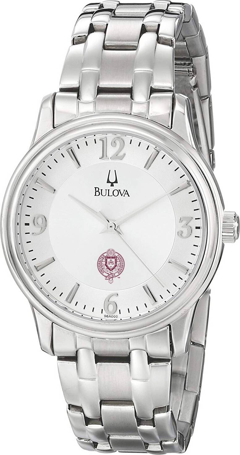 Bulova Silver Fordham Rams Watch